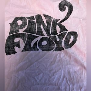 pink flood oversized graphic tee